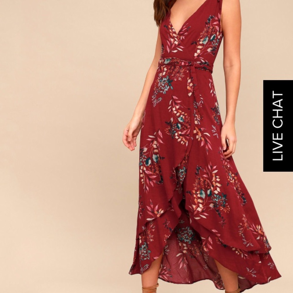 NWT lulus wrap dress
